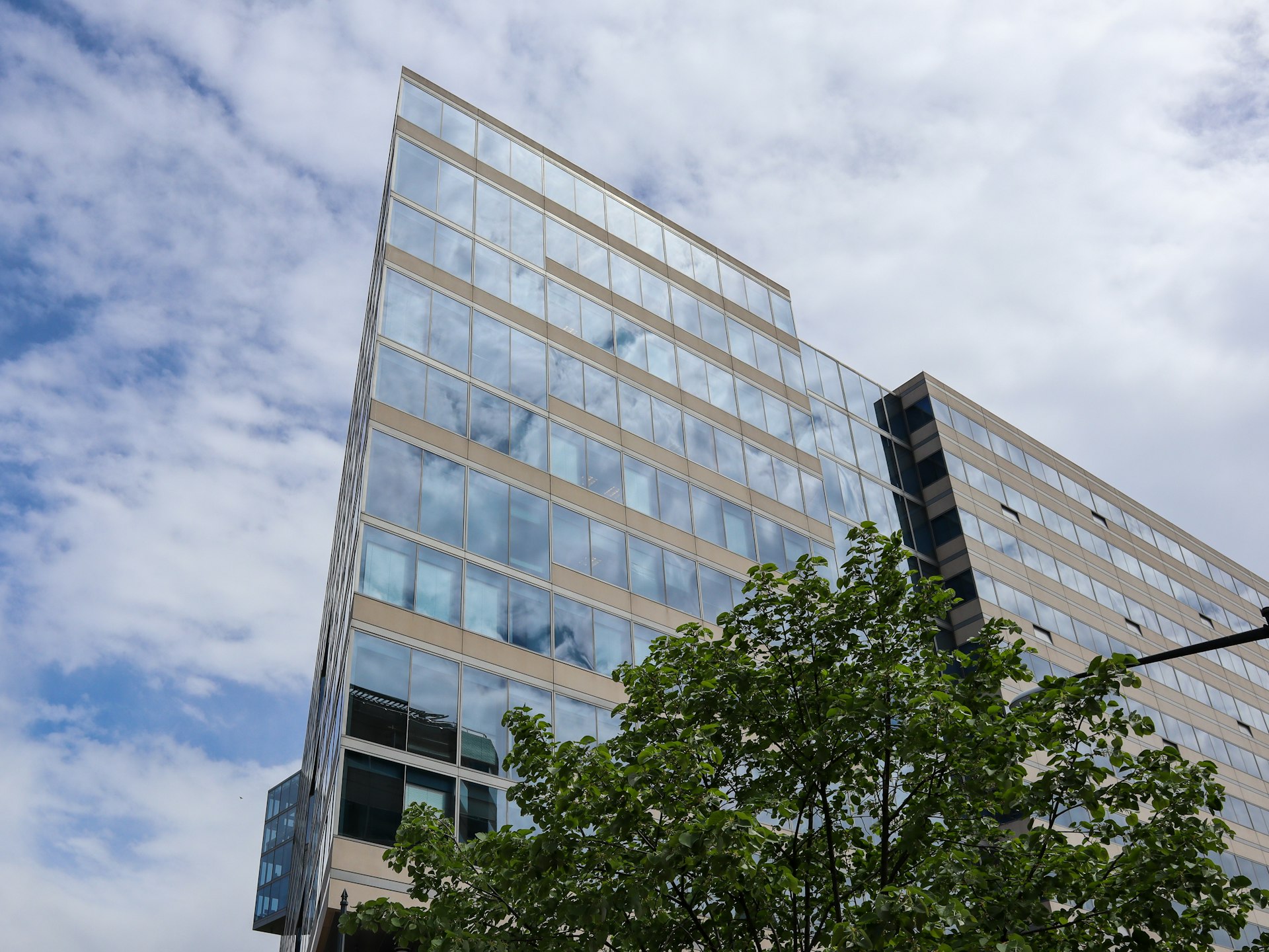 a very tall building with a lot of windows